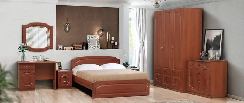 Набор мебели для спальни «Венеция 3» МДФ с кроватью 1600х2000